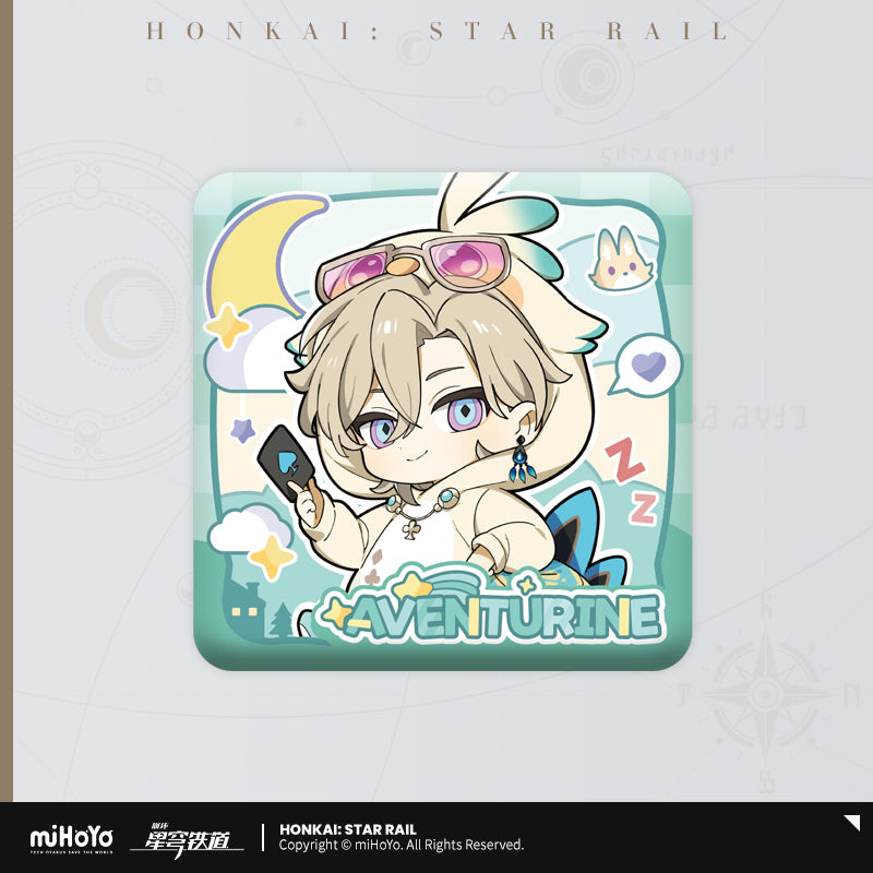 Boys Dormitory Series Chibi Square Badge