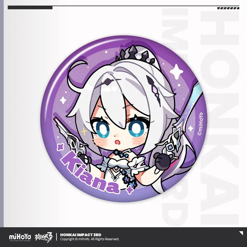 HONKAI MEME Series Tinplate Badge Honkai Impact 3rd
