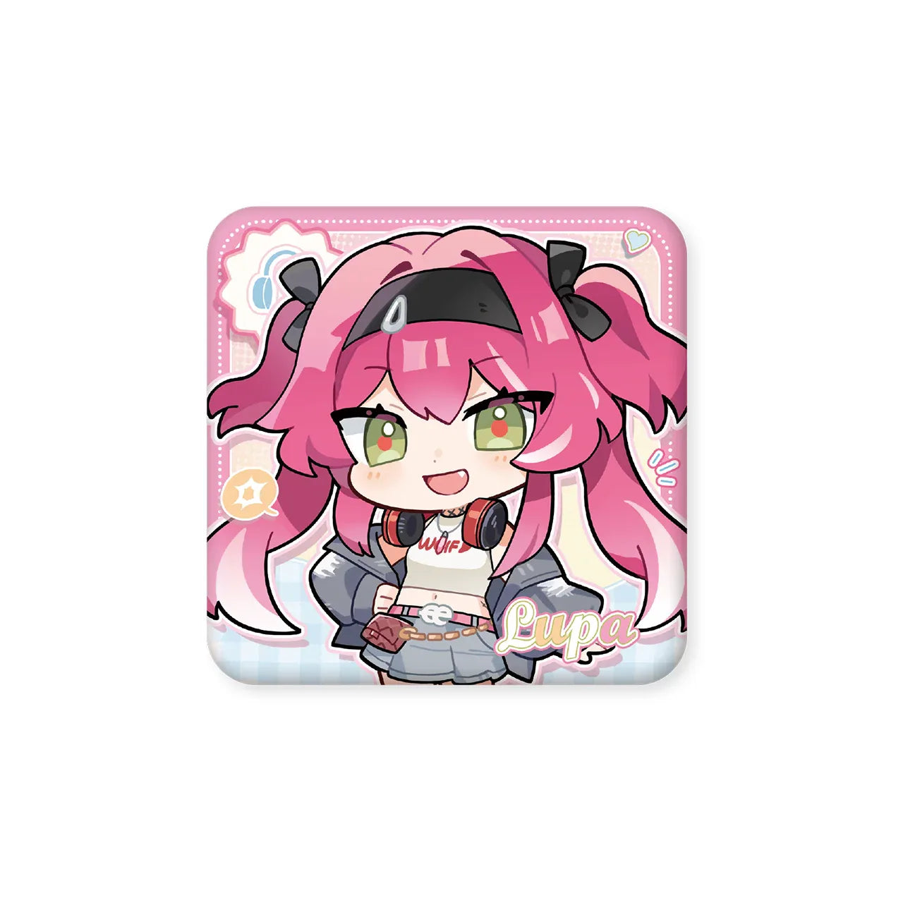Wuthering Waves x KAKACODE Cleaar Sky Resonance Series Chibi Tinplate Badge