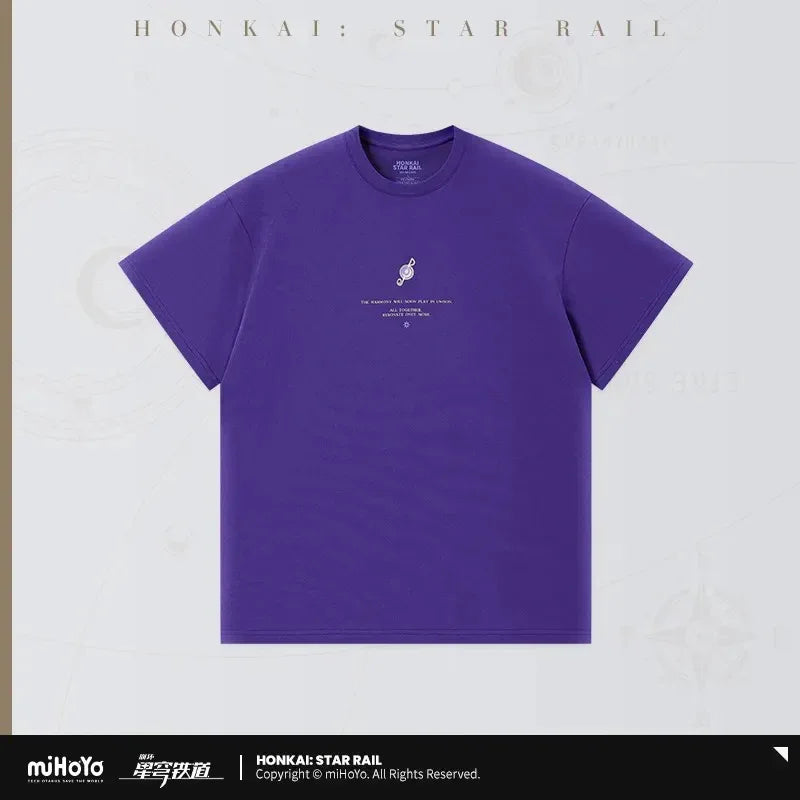 Robin Theme Impression Series T-shirt Honkai: Star Rail Dark Purple - XS ACG Go Anime www.acg-go.com Apparel, Robin, T-shirt