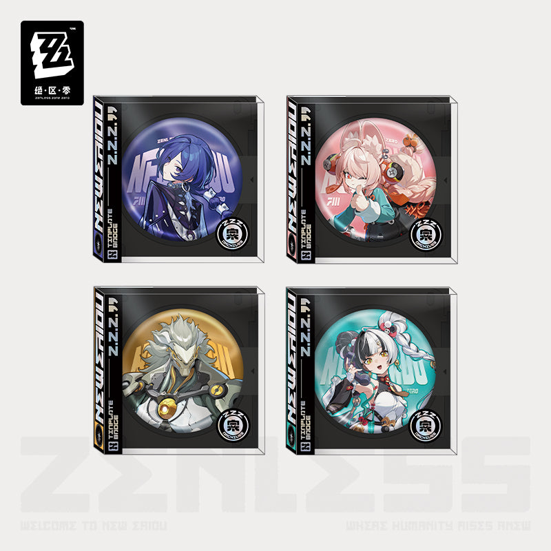 Zenless Zone Zero Artwork Series Krampus Tinplate Badge