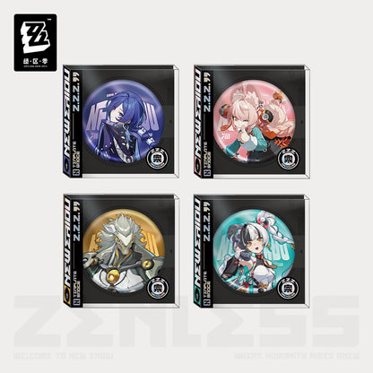 Zenless Zone Zero Artwork Series Krampus Tinplate Badge