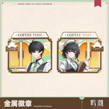 Wuthering Waves When the Skies Align Theme Rover Metal Badge Male Rover ACG Go Anime www.acg-go.com Badge, Female Rover, Male Rover, Wuthering Waves