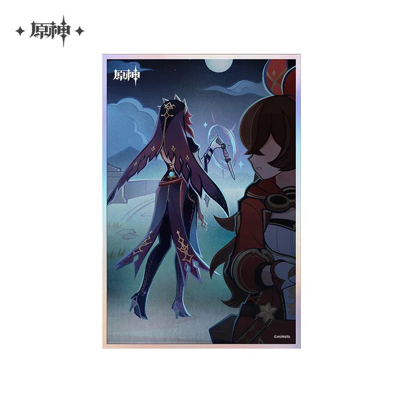 Genius Invokation TCG Series Shikishi Cardboard Genshin Impact Changing Shifts ACG Go Anime www.acg-go.com Badge, Diluc, Ganyu, Genshin Impact, Kamisato Ayaka, Kamisato Ayato, Klee, Sangonomiya Kokomi, Shenhe