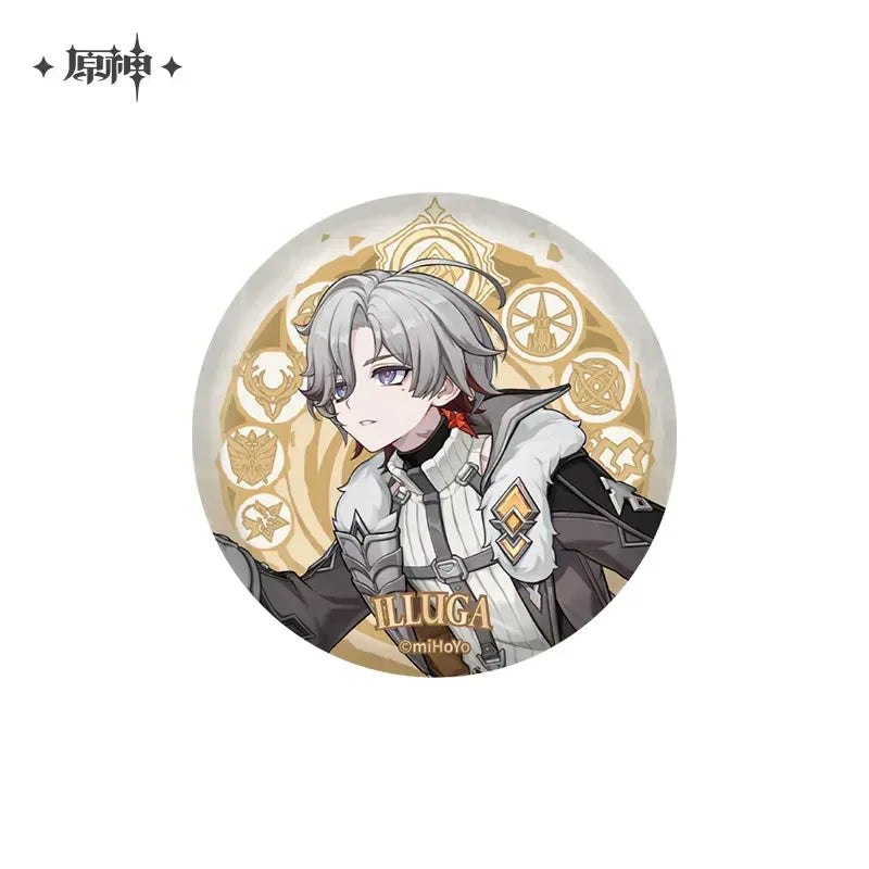 Genshin Impact Nod-Krai Series Character Badge Illuga ACG Go Anime www.acg-go.com Aino, Badge, Columbina, Flins, Illuga, Ineffa, Lauma, Nefer