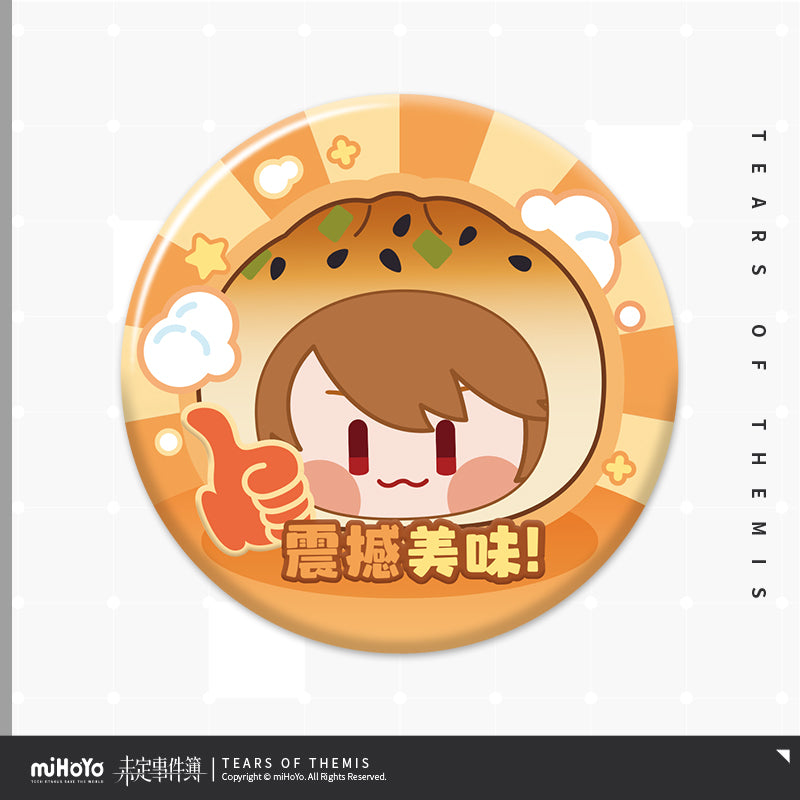 Great Pan-Fried Buns Series Chibi Mini Tinplate Badge