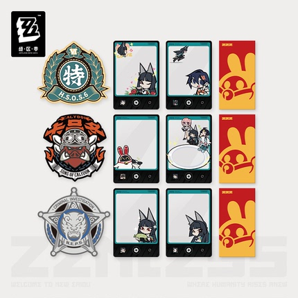 Random Sticker & Envelop & Chibi Clear Card Set (Not For Sale)