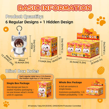 DAN DA DAN Meow Mission Plush Mystery Box