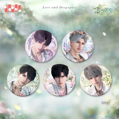 Love and Deepspace Spring and Flowers Series Tinplate Badge