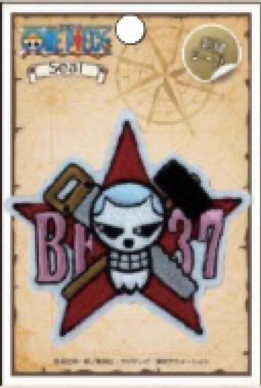 Embroidered Skull Badge One Piece Roronoa Zoro ACG Go Anime www.acg-go.com Badge, Monkey D. Luffy