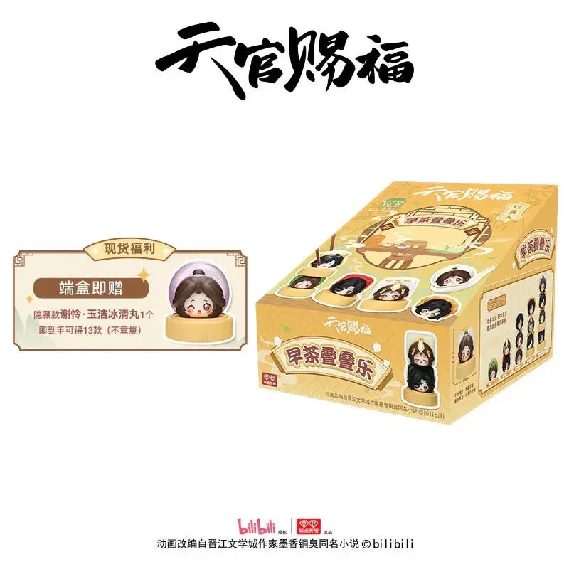 Dim Sum Series Chibi Jenga Mystery Box Heaven Official's Blessing All Set (12pc) ACG Go Anime www.acg-go.com Heaven Official’s Blessing, Hua Cheng, Mystery Box, Xie Lian