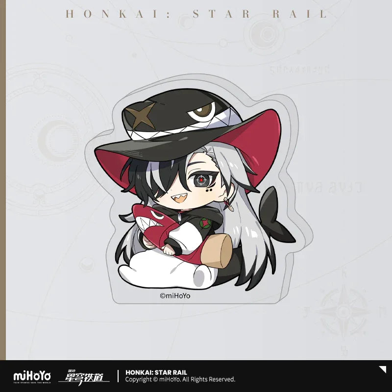 Boys Dormitory Series Acrylic Mini Stand Honkai: Star Rail Boothill ACG Go Anime www.acg-go.com Blade, Dan Heng, Jing Yuan, Pendant & Keychain, Sunday