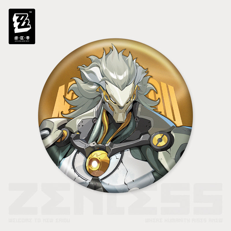Zenless Zone Zero Artwork Series Krampus Tinplate Badge