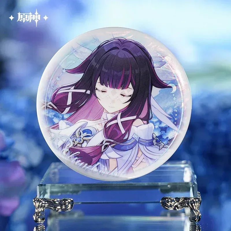 Genshin Impact Columbina Blessing of the Welkin Moon Series Merch Badge ACG Go Anime www.acg-go.com Art Decor, Badge, Columbina, Genshin Impact, Stand