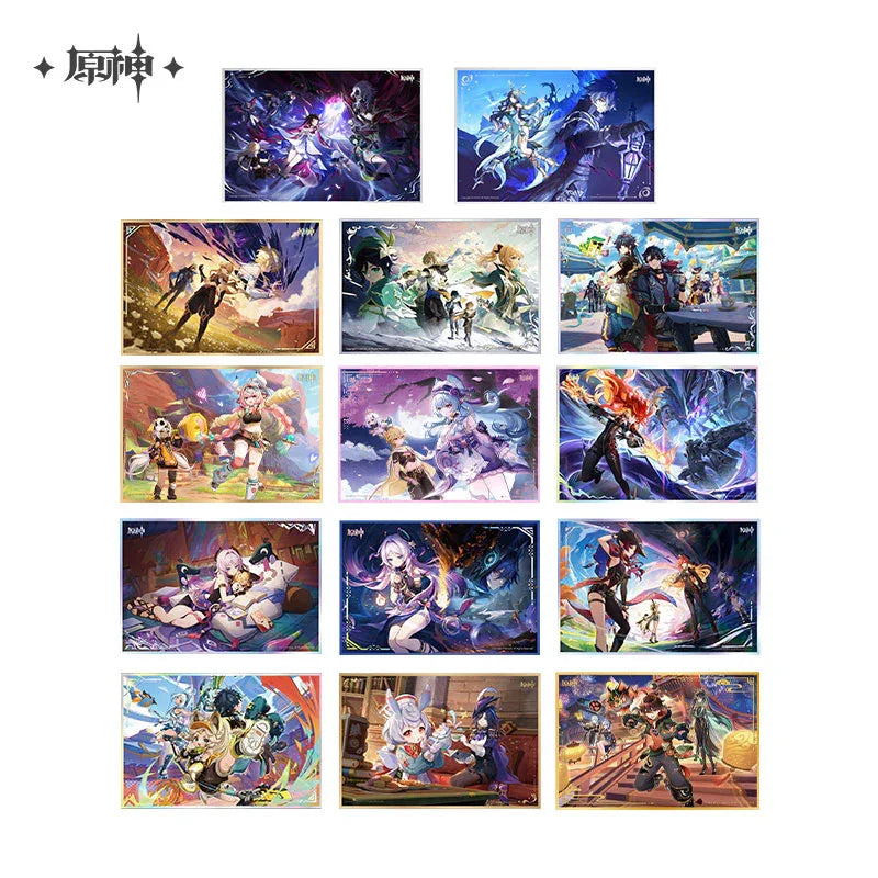 Theme Series Acrylic Shikishi Cardboard Genshin Impact Incandescent Ode of Resurrection - B ACG Go Anime www.acg-go.com Alhaitham, Art Decor, Cardboard, Cyno, Event Artwork, Hu Tao, Kaveh, Nahida, Neuvillette, Tighnari, Wanderer, Wriothesley, Xiao, Yelan