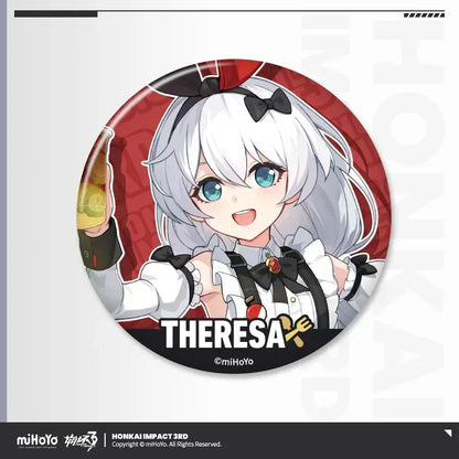 Honkai Impact 3rd Delicious Onboard Series Tinplate Badge Theresa ACG Go Anime www.acg-go.com Badge, Honkai Impact 3rd, Theresa, Vita