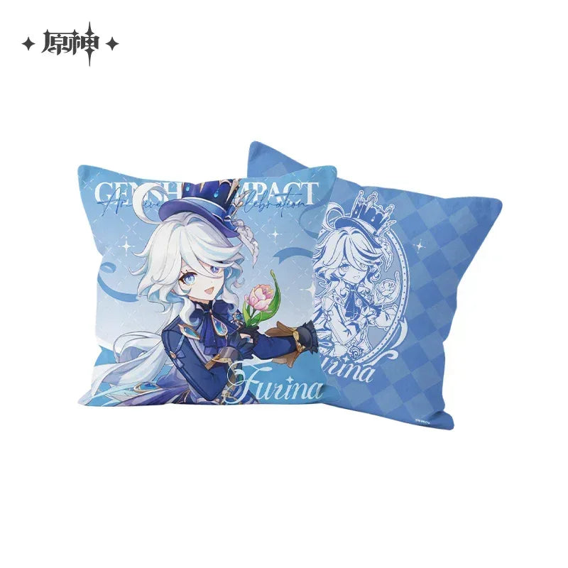 Genshin Impact Anniversary Celebration Series Pillow Furina (Pillow Cover) ACG Go Anime www.acg-go.com Colombina, Furina, Genshin Impact, Household, Mavuika, Nahida, Raiden Shogun, Venti, Zhongli