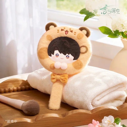 Love and Deepspace Linkon Forest Breath Series Handheld Plush Make Up Mirror