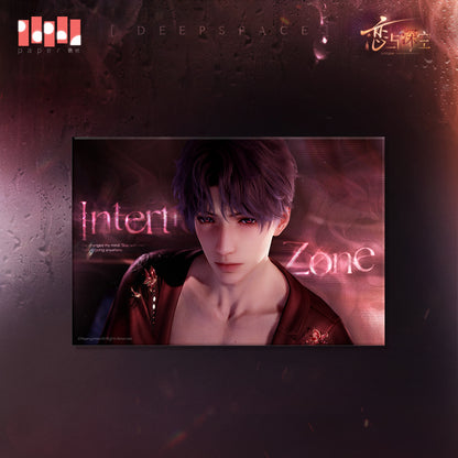 Nightly Rendezvous Series Borderless Amber Glossy Shikishi Cardboard