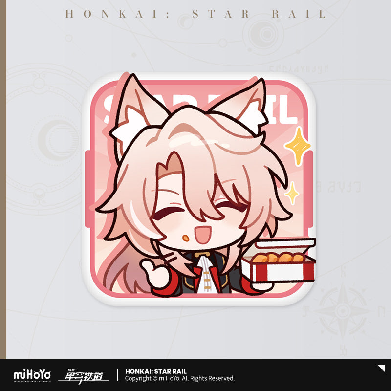 Honkai: Star Rail x KFC 2025 Series Chibi Emoji Tinplate Badge