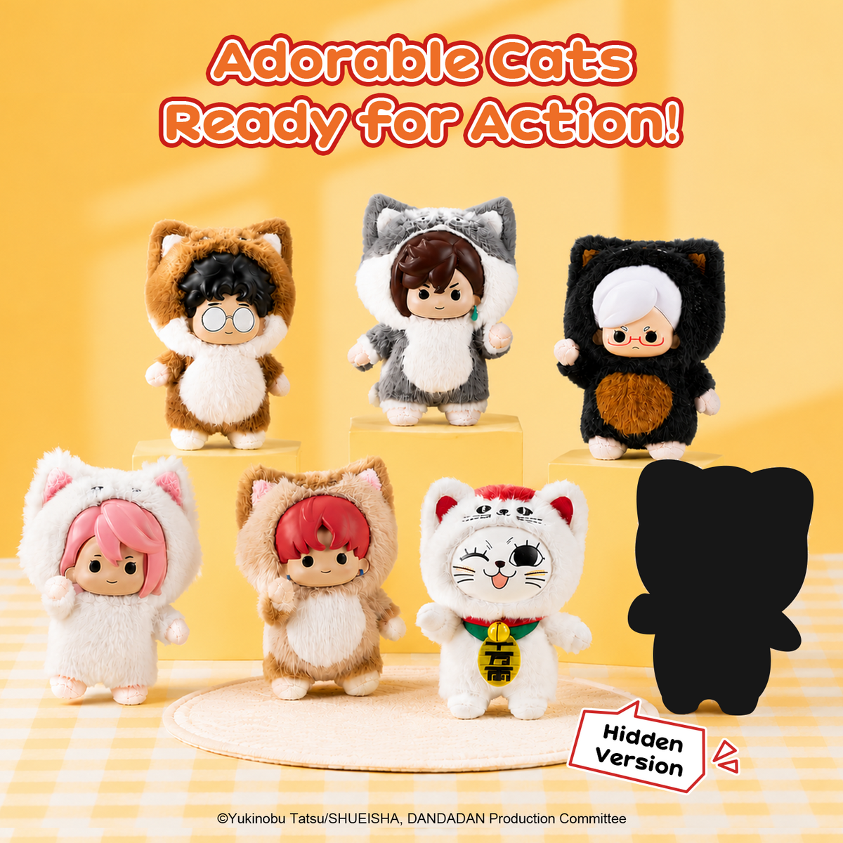 DAN DA DAN Meow Mission Plush Mystery Box