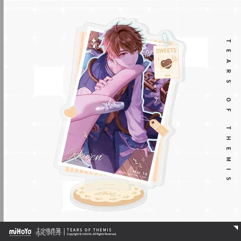 Tears of Themis Paradise In The Palm Series Acrylic Rotating Standee Luke Pearce ACG Go Anime www.acg-go.com Artem Wing, Luke Pearce, Marius von Hagen, Stand, Tears of Themis, Vyn Richter
