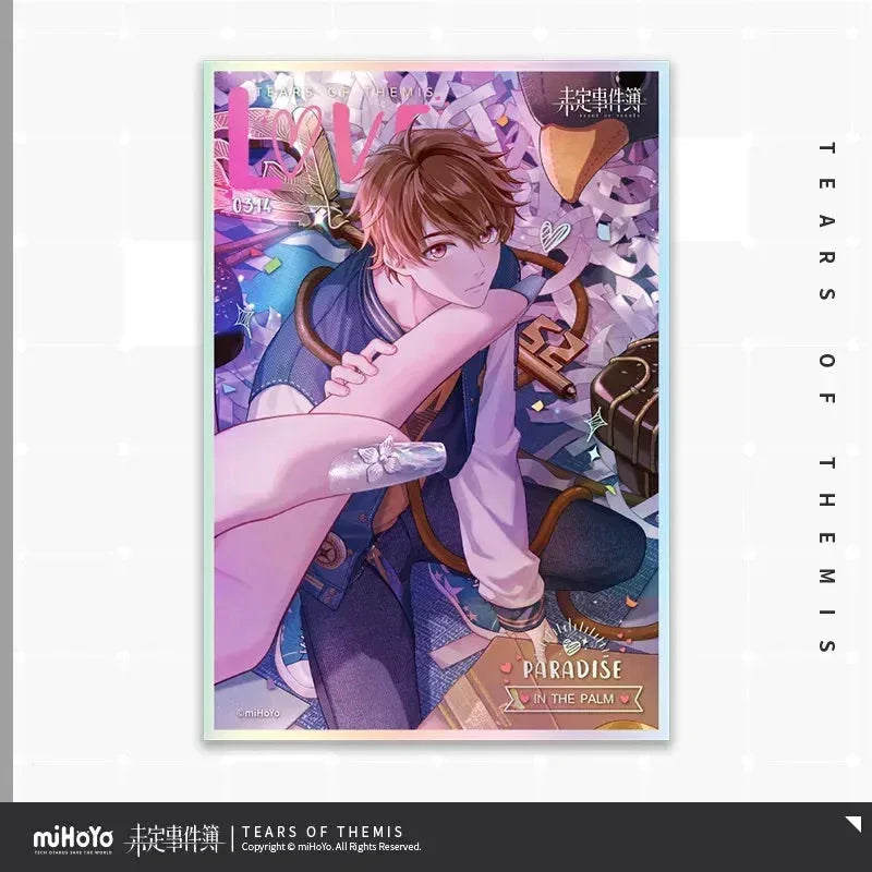 Tears of Themis Paradise In The Palm Series PET Shikishi Cardboard Luke Pearce ACG Go Anime www.acg-go.com Art Decor, Artem Wing, Cardboard, Luke Pearce, Marius von Hagen, Shikishi, Tears of Themis, Vyn Richter