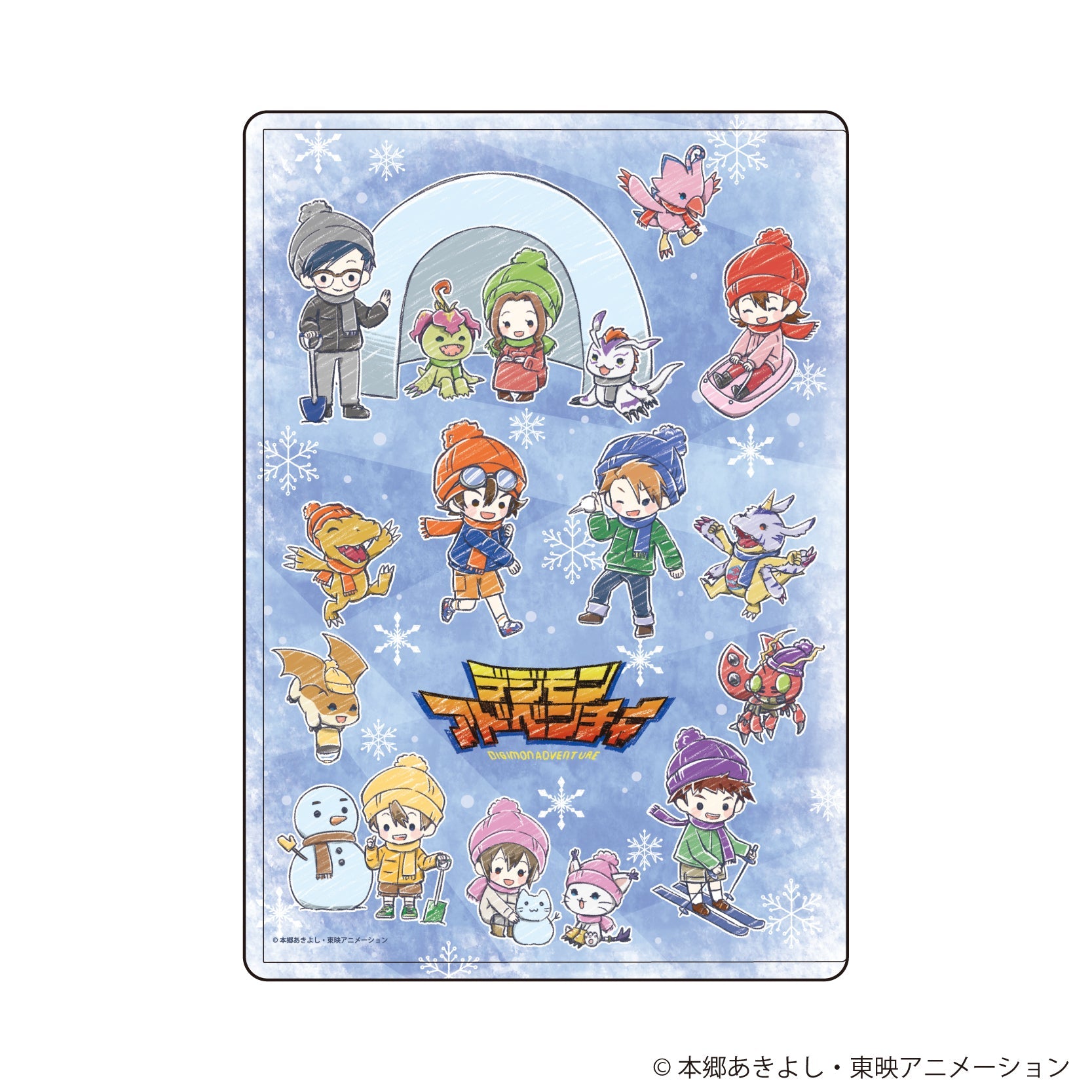 playing in the snow ver group design character clear case ACG GO