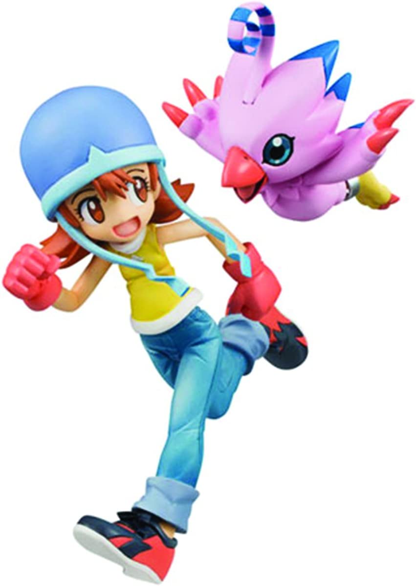 G.E.M Series Adventure Sora and Piyomon Figure Digimon Sora and Piyomon (Without Card) ACG Go Anime