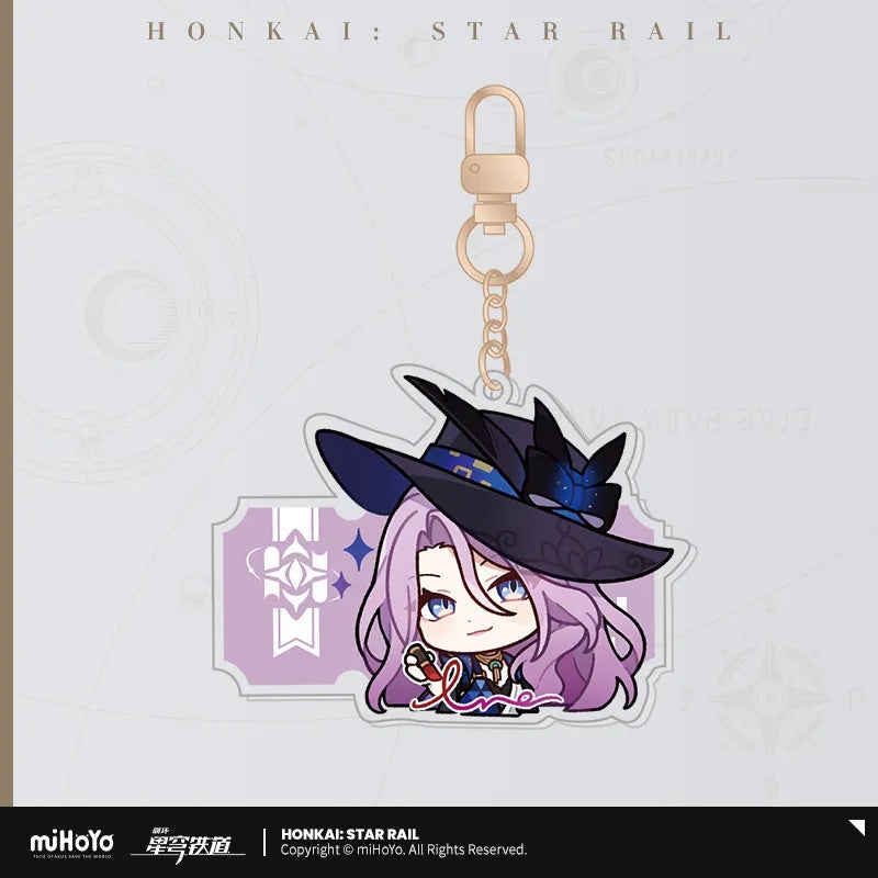 pom pom exhibition series acrylic keychain ACG GO