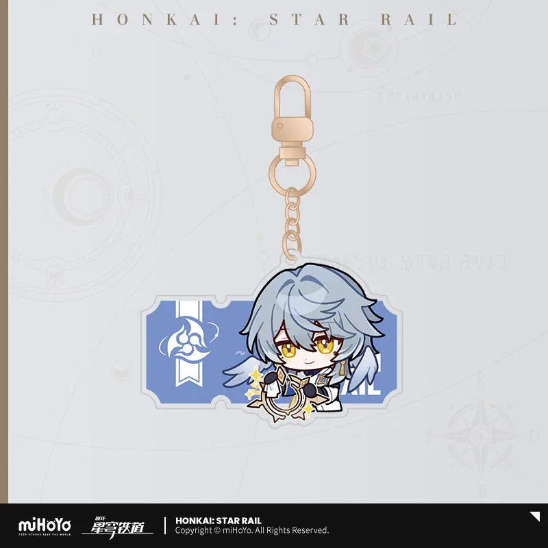 Pom-Pom Exhibition Series Acrylic Keychain Honkai: Star Rail Sunday (B) ACG Go Anime www.acg-go.com Acheron, Aglaea, Anaxa, Argenti, Aventurine, Black Swan, Blade, Boothill, Caelus, Castorice, Cerydra, Cipher, Dan Heng, Dan Heng • Imbibitor Lunae, Dr. Ratio, Firefly, Fu Xuan, Fugue, Huohuo, Hyacine, Hysilens, Jade, Jing Yuan, Jingliu, Kafka, Luocha, March 7th, Mydei, Pendant & Keychain, Phainon, Robin, Ruan Mei, Sam, Seele, Silver Wolf, Sparkle, Stelle, Sunday, The Herta, Topaz, Trailblazer, Tribbie