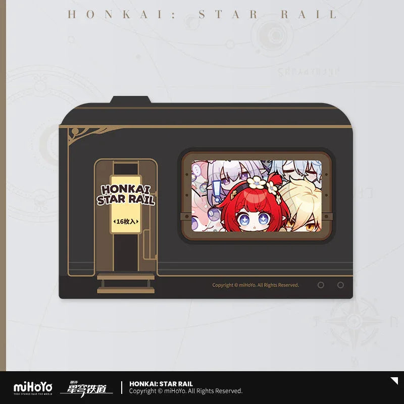 Pom-Pom Exhibition Series Chibi Sticker Box Honkai: Star Rail Light Slips the Gate, Shadow Greets the Throne ACG Go Anime www.acg-go.com Even Immortality Ends, Galactic Roaming, March 7th, Pom-Pom, Sticker, Wubbaboo