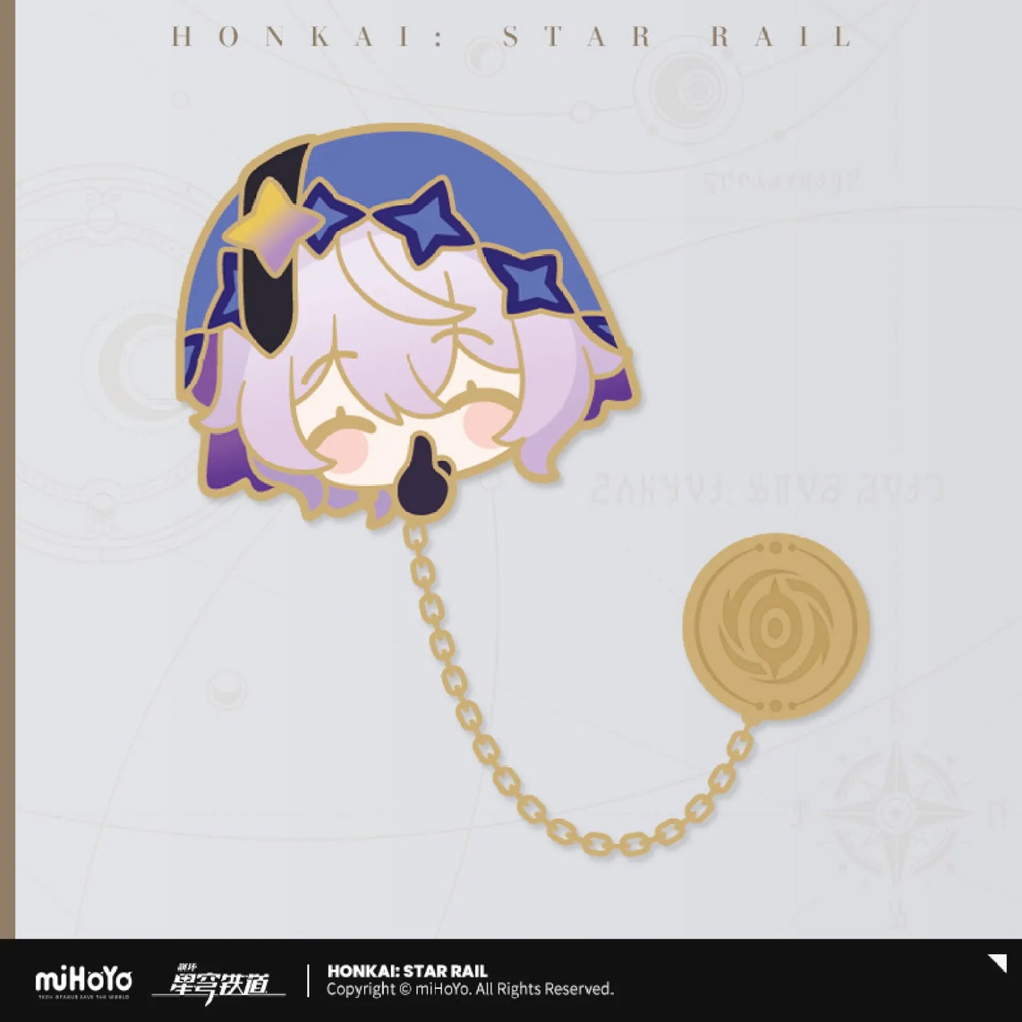 pom pom exhibition series metal badge ACG GO