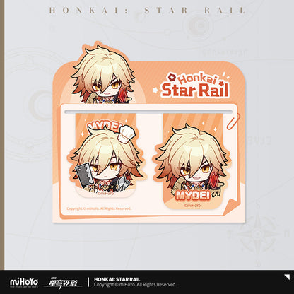 pom pom exhibition series soft magnetic bookmark set ACG GO