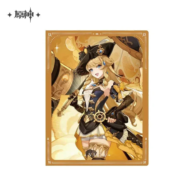 Genshin Impact Prayer Series Character Folder Navia ACG Go Anime www.acg-go.com Arlecchino, Charlotte, Chevreuse, Chiori, Folder, Freminet, Furina, Gaming, Lynette, Lyney, Navia, Neuvillette, Stationary, Wriothesley, Xianyun