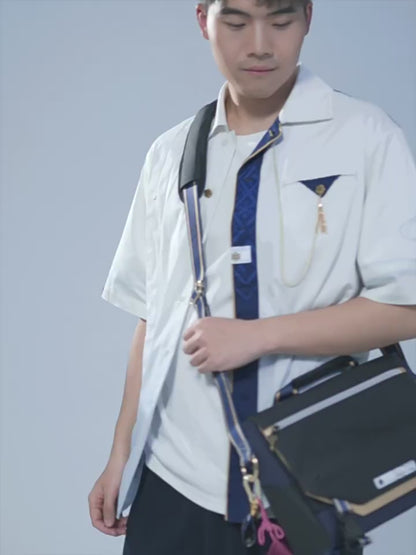 Genshin Impact Kamisato Ayaka Theme Impression Series Crossbody Bag