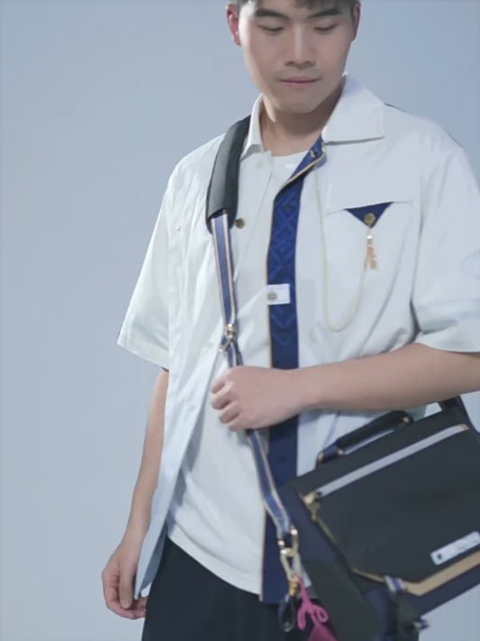 Genshin Impact Kamisato Ayaka Theme Impression Series Crossbody Bag