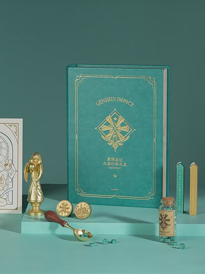 Genshin Impact Mondstadt Remembrance Fire Paint Seal Gift Box