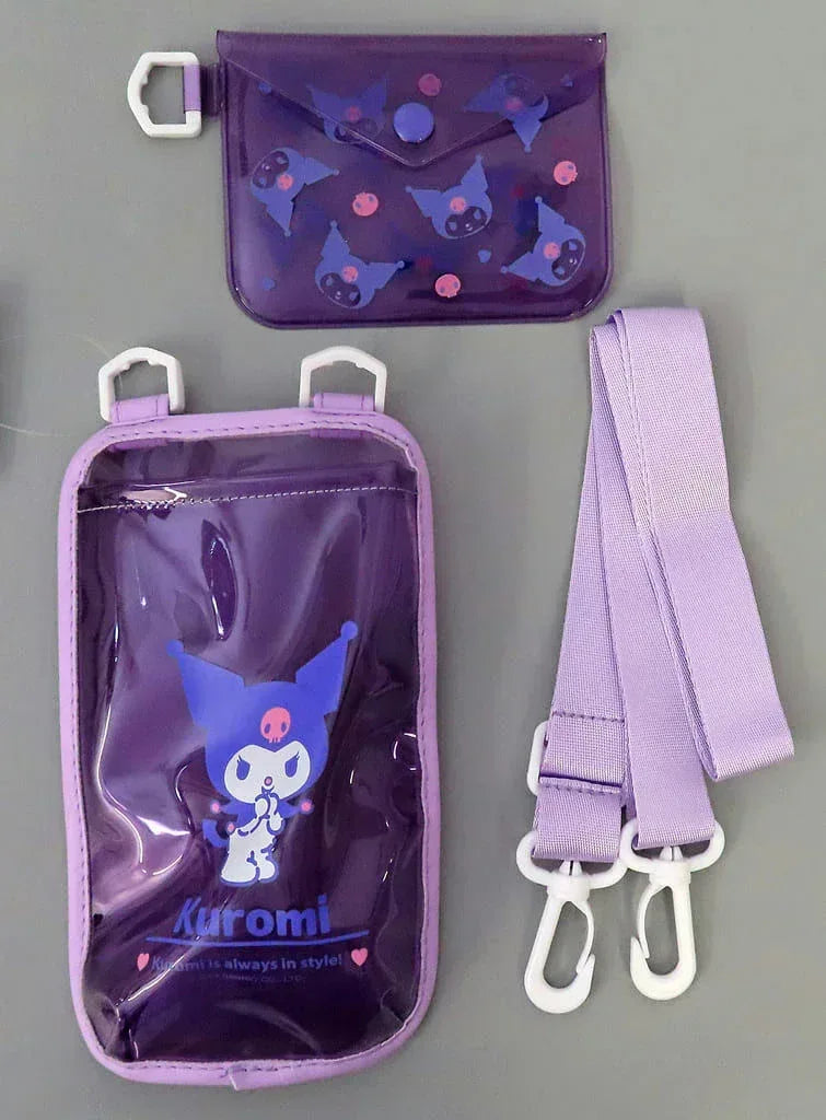 Sanrio Character Card Holder Bag Set Kuromi ACG Go Anime www.acg-go.com Apparel, Badtz-Maru, Card Package, Cinnamoroll, Clear Bag, Hangyodon, Hello Kitty, Kuromi, My Melody, Office Supply, Pochacco, Pompom Purin, Sanrio