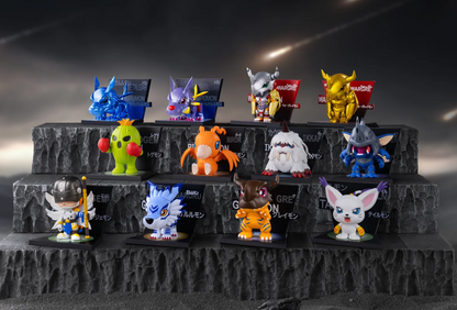 THE MONSTERS Digimon Adventure Fridge Magnet Series Figure Mystery Box