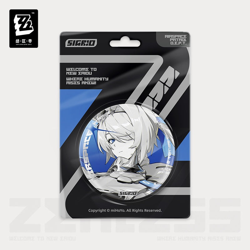 Zenless Zone Zero Mindscape Cinema Series Airspace Patrol Department (A.P.D.) Reflective Badge