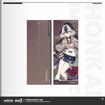 Honkai Impact 3rd Portrait Series Laser Ticket Vol.2 Coralie ACG Go Anime www.acg-go.com Coralie, Dream Seeker, Helia, Honkai Impact 3rd, Lantern, Senadina, Songque, Thelema, Ticket