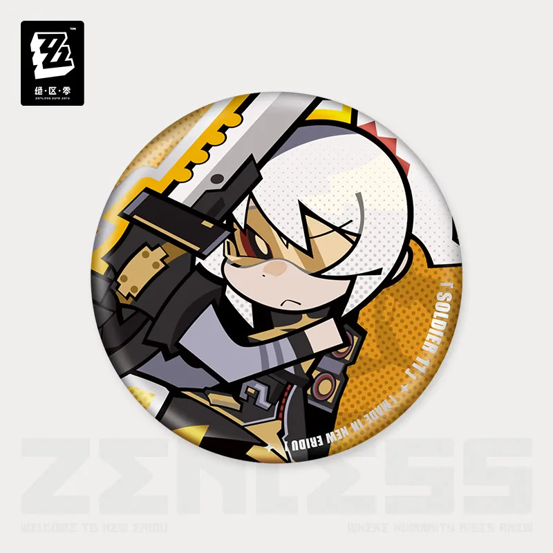 New Eridu Series Obol Squad Chibi Tinplate Badge