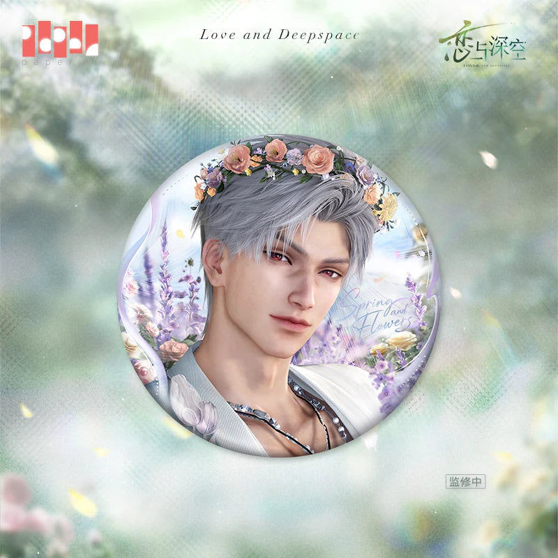 Love and Deepspace Spring and Flowers Series Tinplate Badge