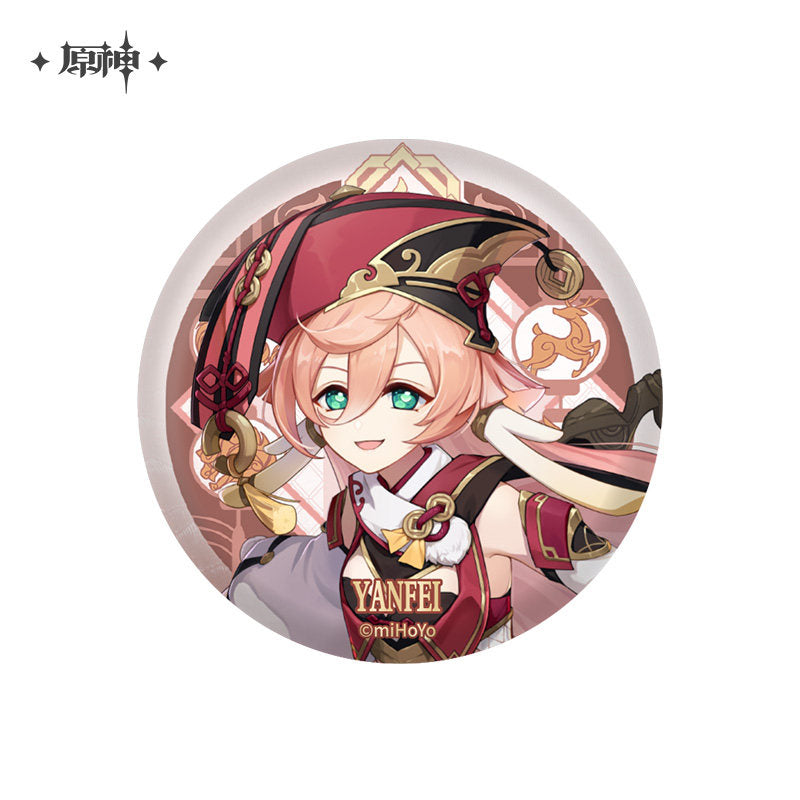 Genshin Impact Liyue Theme Series Character Badge