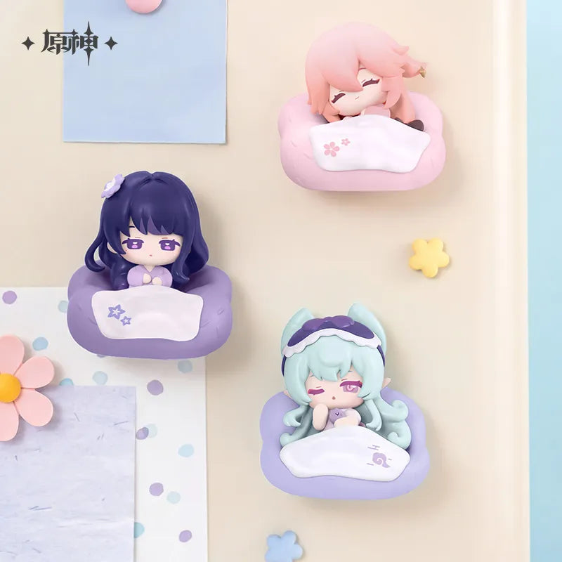 Genshin Impact Cloud Pillow Reverie Series Chibi Refrigerator Magnet Mystery Box