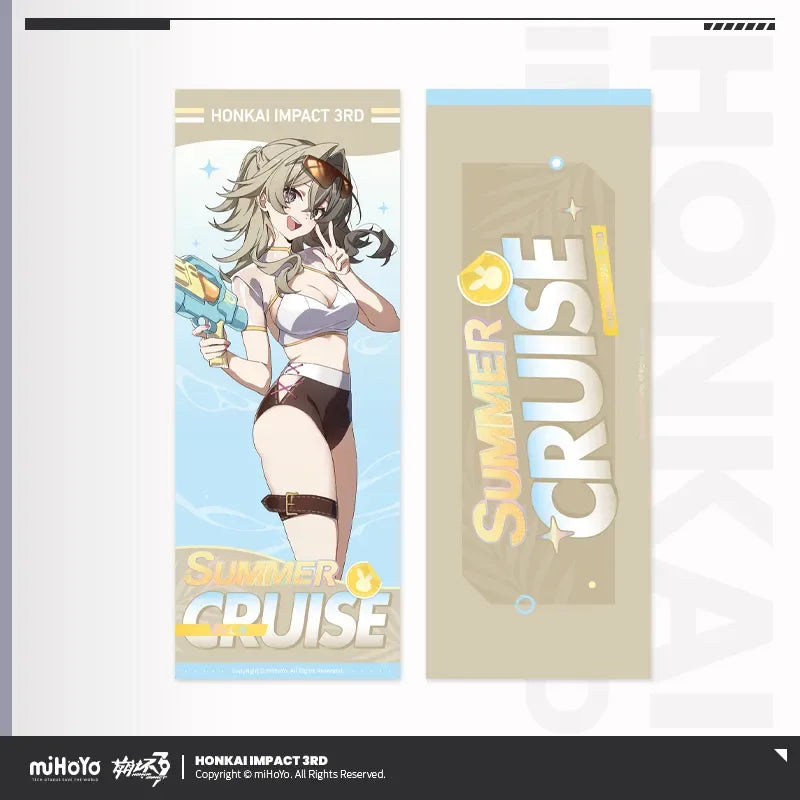 Summer Cruise Series Laser Cardboard Vol.4 Honkai Impact 3rd Vill-V ACG Go Anime www.acg-go.com Aponia, Cardboard, Eden, Elysia, Griseo, Honkai Impact 3rd, Hua, Kalpas, Kevin, Kosma, Mobius, Pardofelis, Sakura, Su, Vill-V