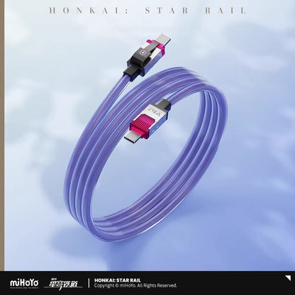 Honkai: Star Rail Silver Wolf Pixel Series 35W Fast Charging Adapter & Data Cable