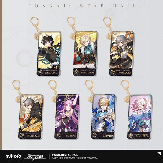 The Preservation Character Warp Artwork Acrylic Keychain