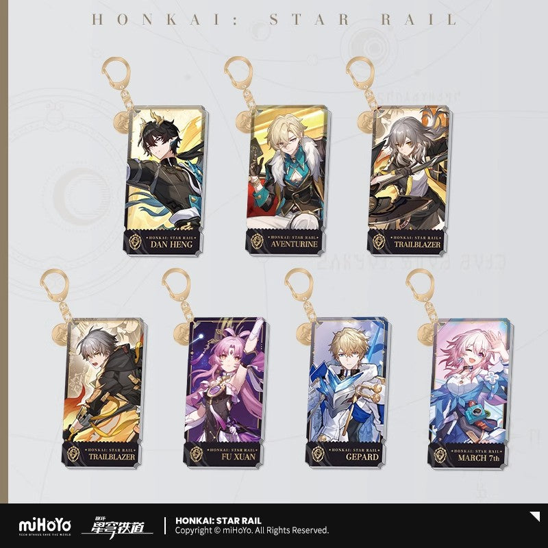 The Preservation Character Warp Artwork Acrylic Keychain